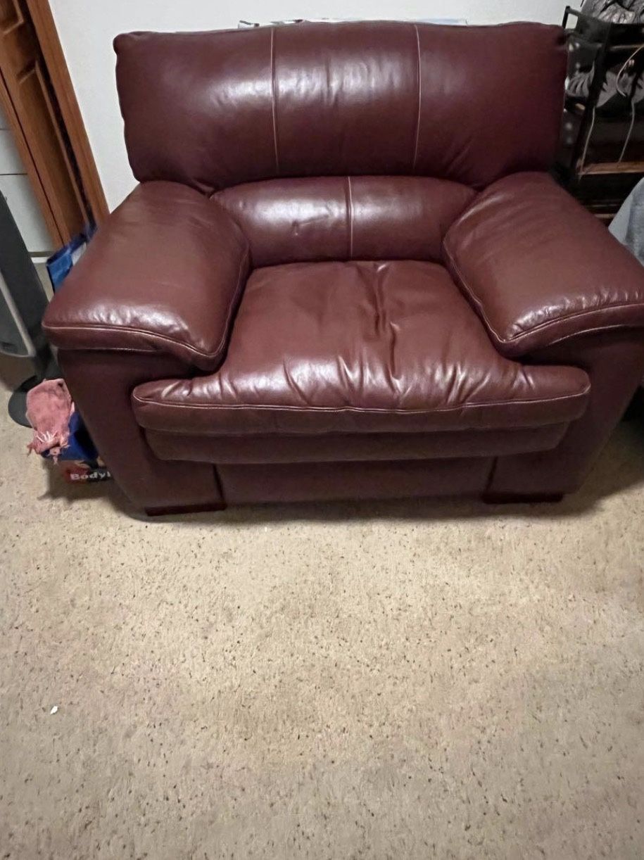 La-Z-Boy Leather Arm Chair