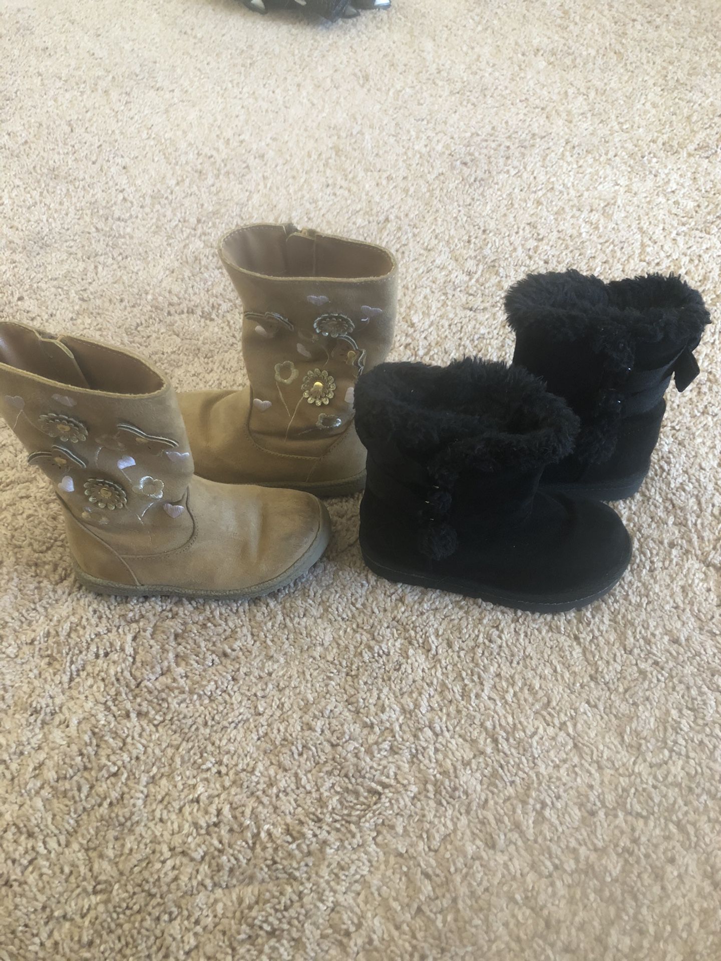 Toddler girls boots size 6
