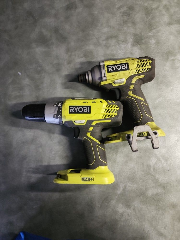 Ryobi impact and drill