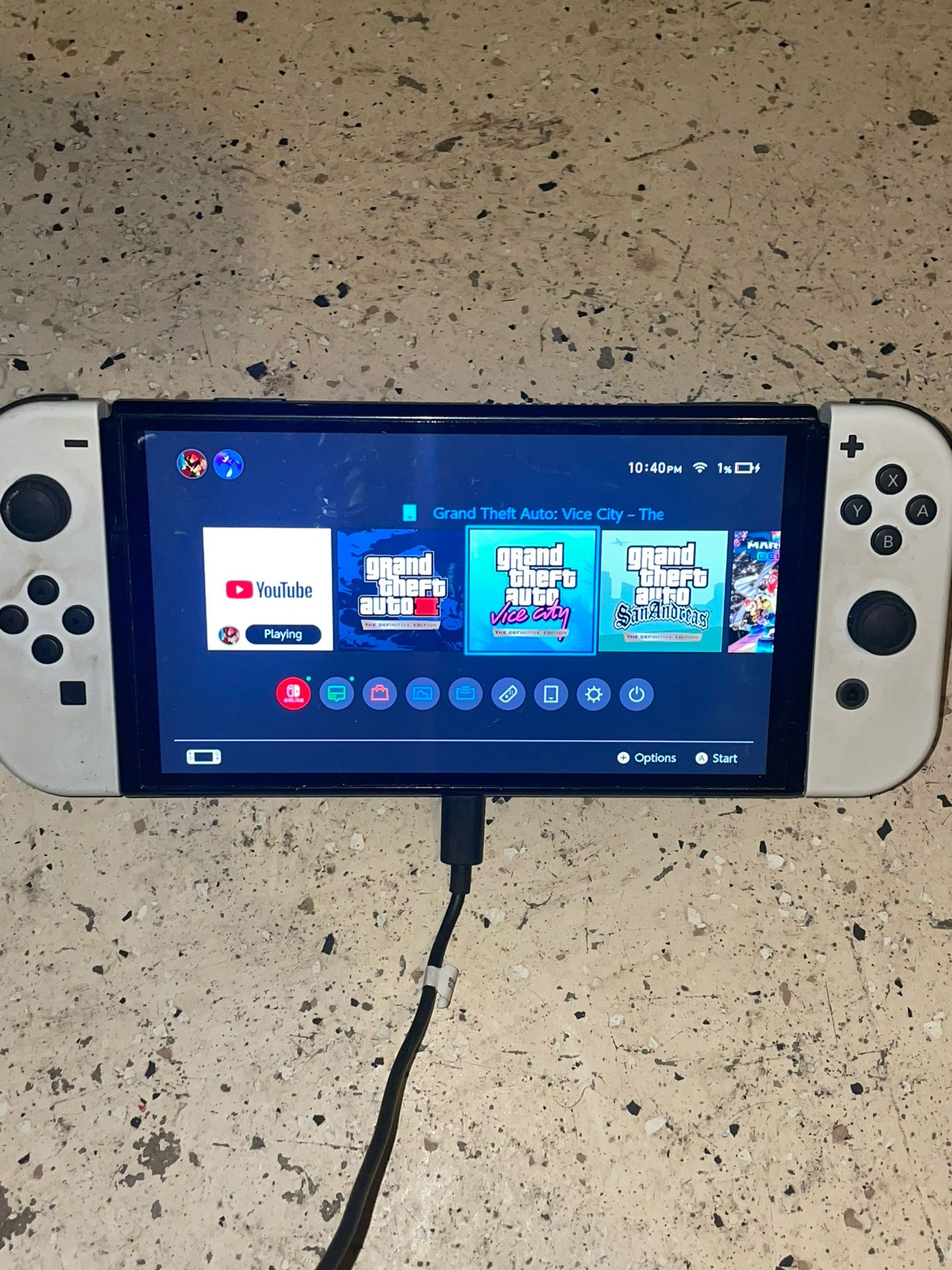 Nintendo Switch OLED, Docking Station, Controller And Bunch Of Predownloaded Games