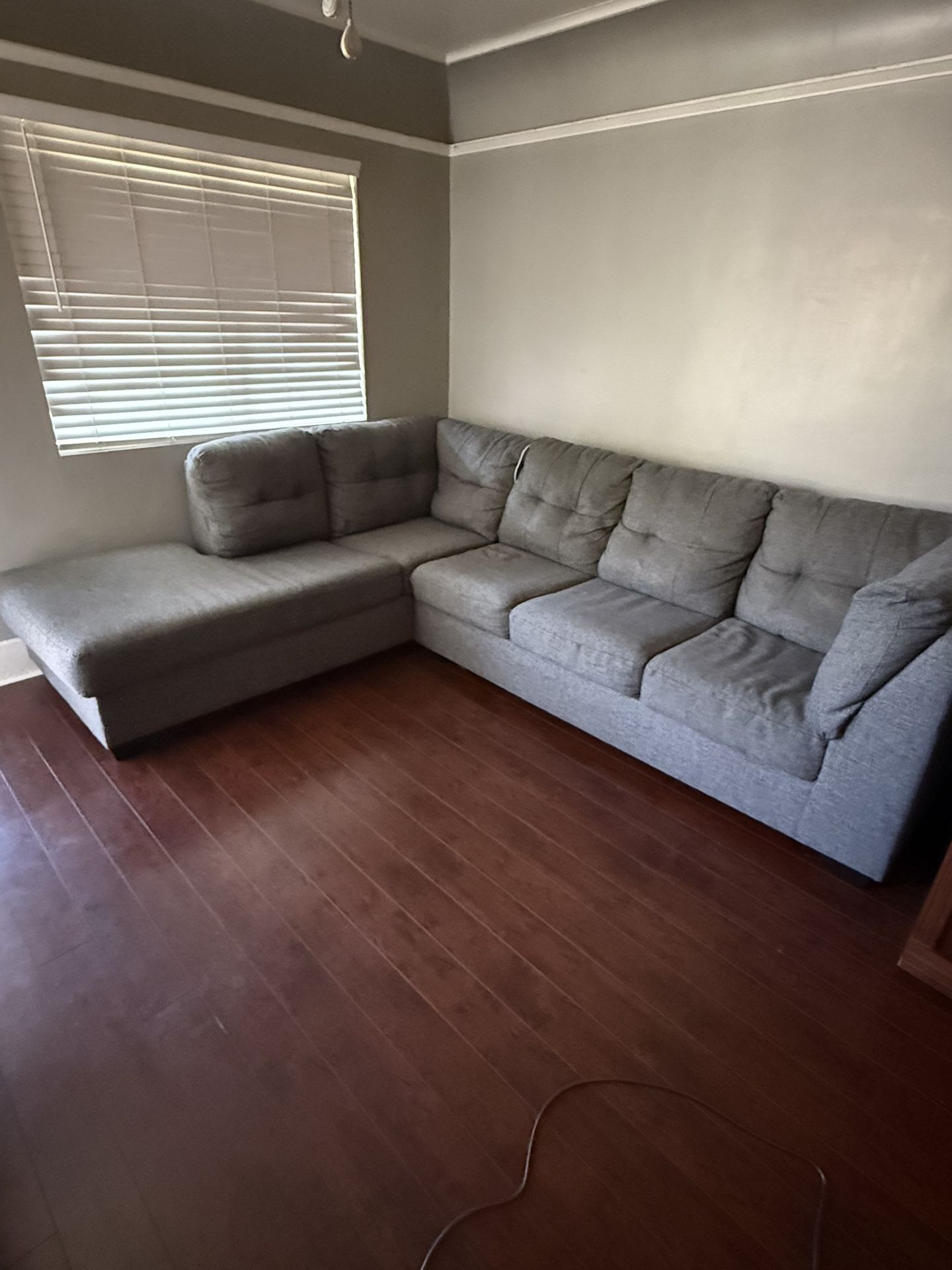 Ashley Furniture Sectional Sofa With Pull Out Bed - Seats 6-7 Comfortably