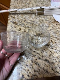 Glass ramekins