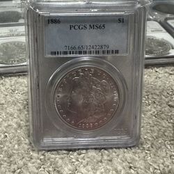 1886 $1 Morgan PCGS MS65 FROSTY 🔥🔥 OPEN TO TRADES 🔥🔥