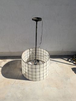 Pottery Barn pendant lamp