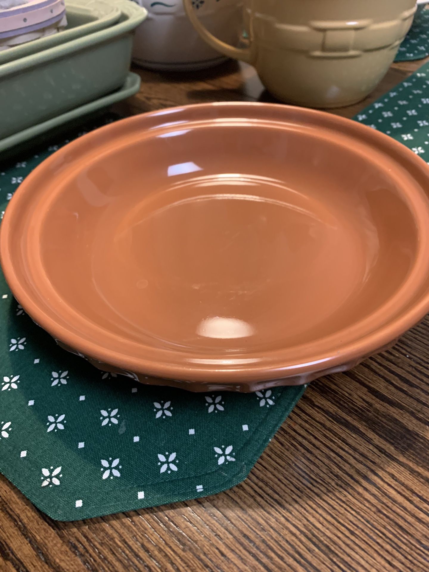 Longaberger Pie Dish