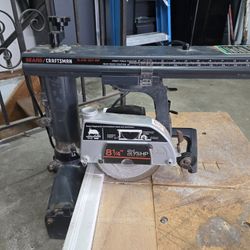 8 1/4 Craftsman Radial Arm Saw