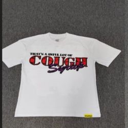 White Medium Jerry Springer Awful Lot Of Cough Syrup Shirt
