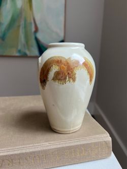Small Handcrafted Accent Vase ( H5.5” ) firm on price
