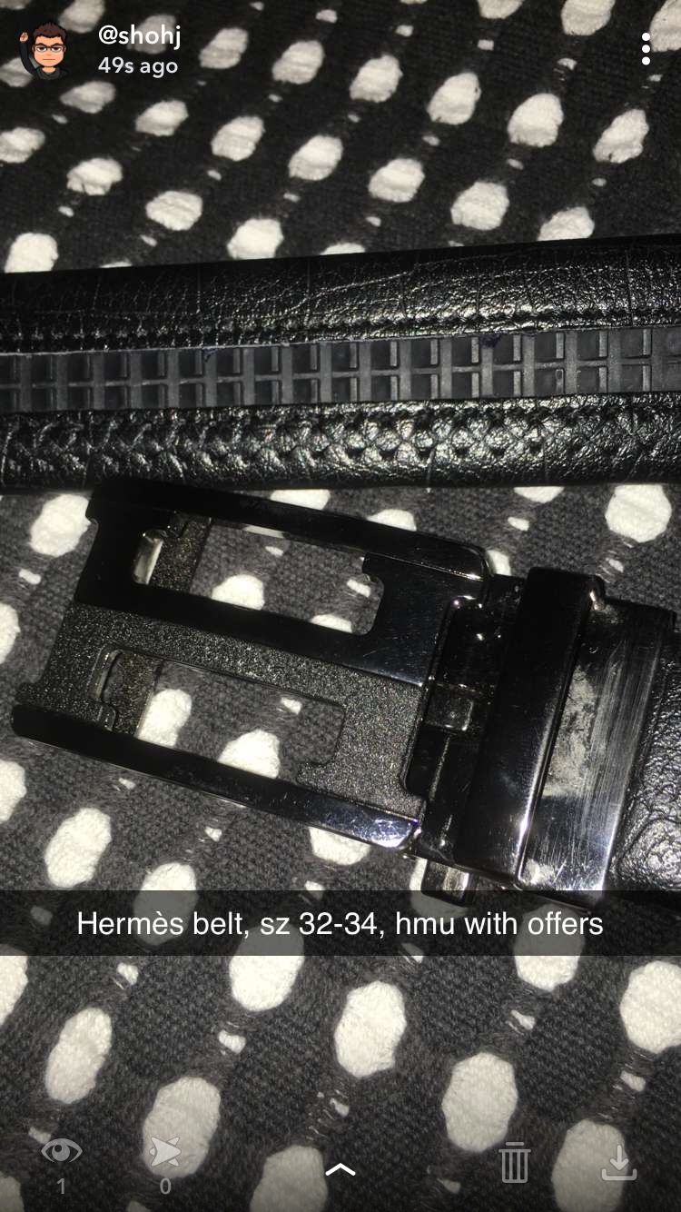 Men’s Hermès Belt