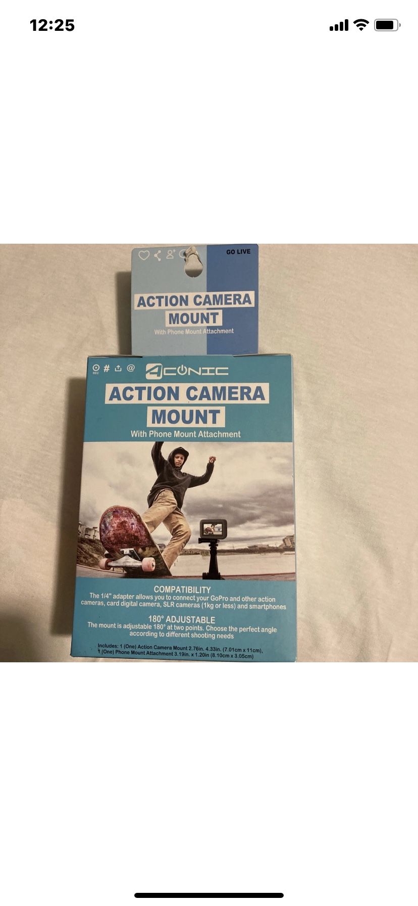 CAMERA MOUNT WITH PHONE MOUTH