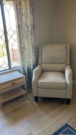 Cream Recliner Chair