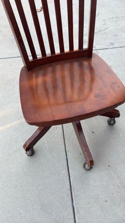 Wood office chair