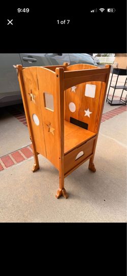 Wooden Kids Learning Tower Step Stool