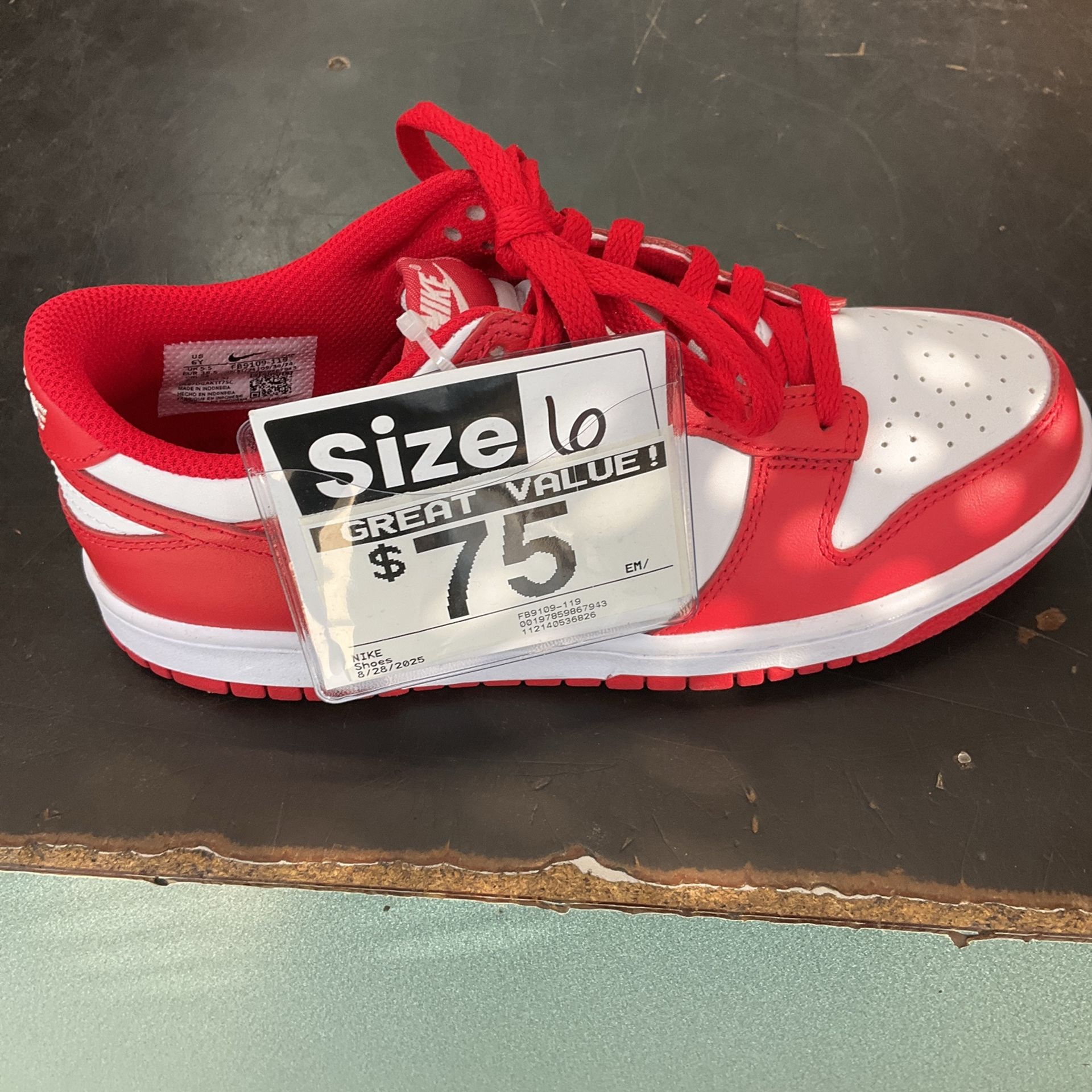 Red And White Nike Shoes