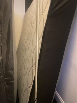 Mattress ,box spring, night stand ,head board and frame