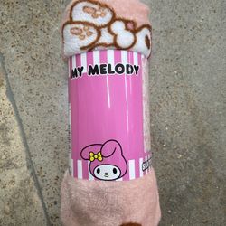 NWT My Melody Silk Touch Throw