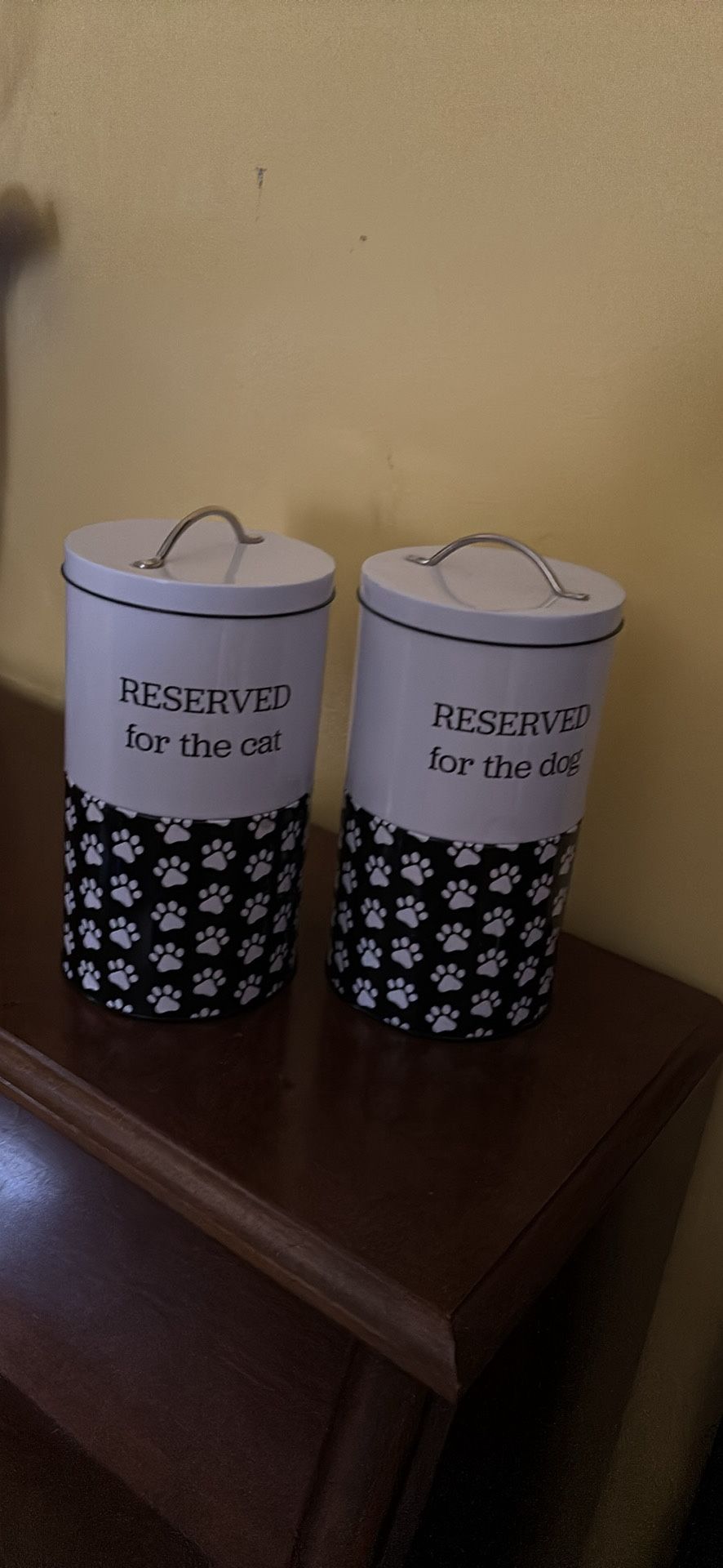 Cat And Dog Containers For Food Or Treats