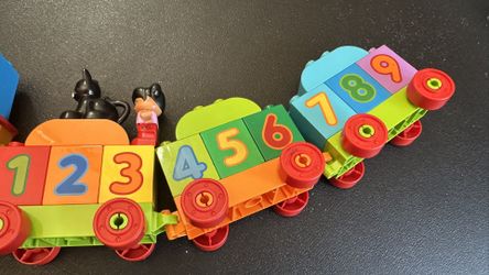 Lego Colorful Number Train – Blue, Yellow, Red, Orange, Green