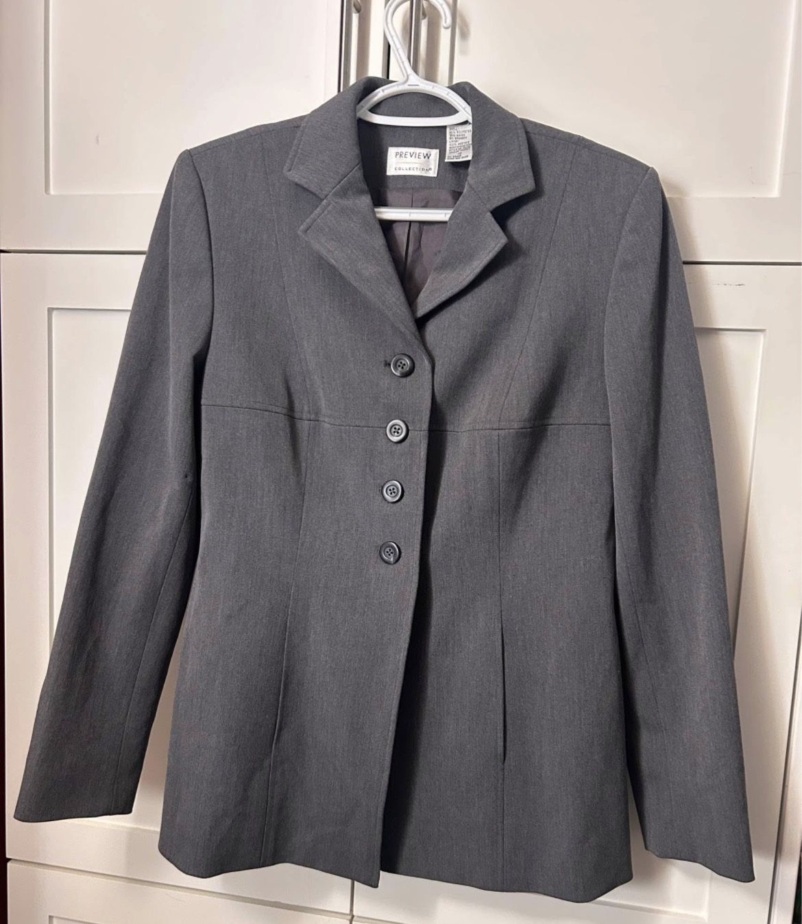 Preview Collection Gray Blazer - Size 10