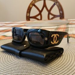 CHANEL Black WOMENS Sunglasses