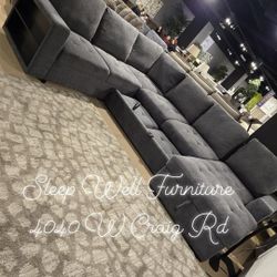 ✨️ Sectional Sleeper 🌟 Furniture Queen, Bedrooms, Dining Avail 