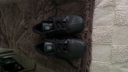 Black K-Swiss shoes