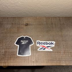 Two Reebok Stickers 