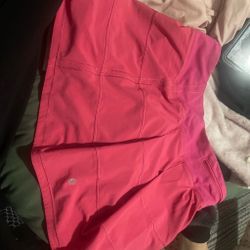 Pink Athletic Lululemon Skort