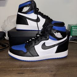 New Jordan 1 High Royal Toe Size 12