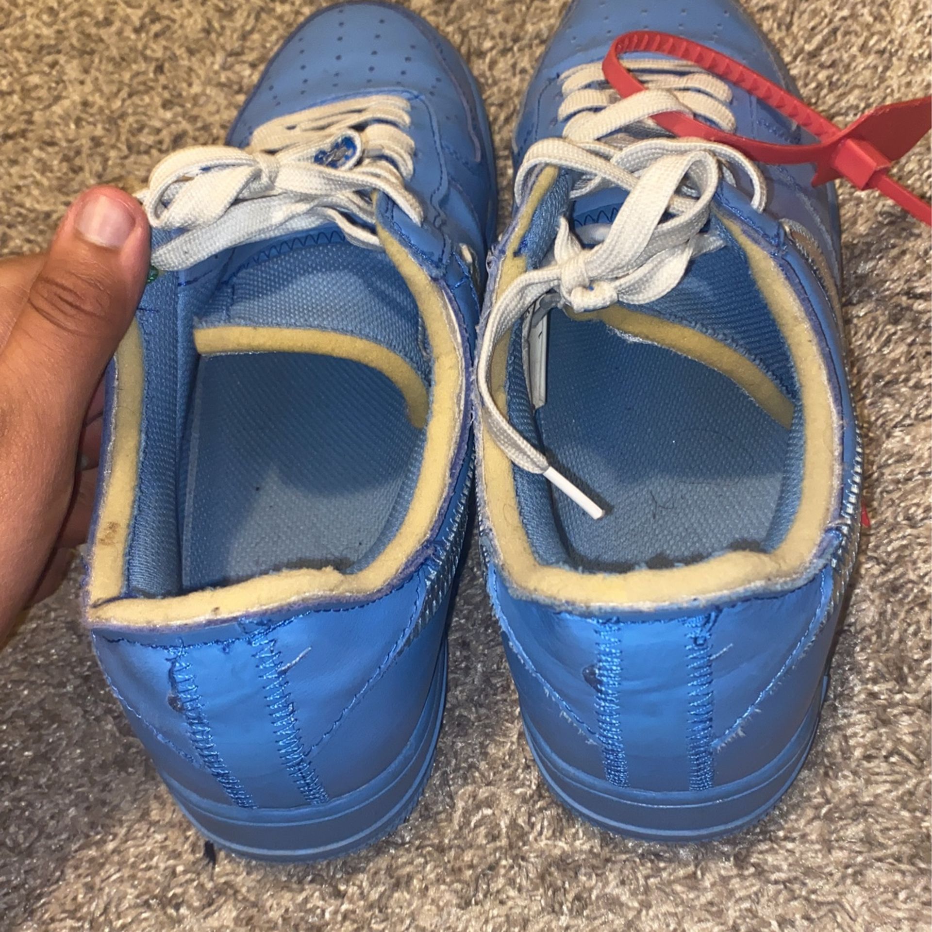 off white af1 university blue