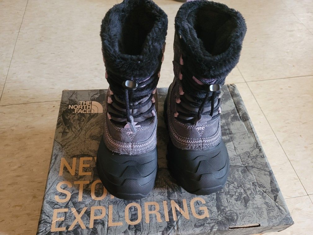 Boots North Face For Girls Grey/ Purple Size 10