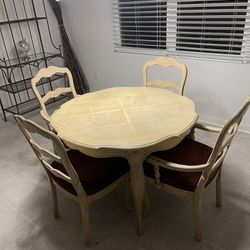 $50 Beautiful Kitchen Table with 4 Comfortable Chairs