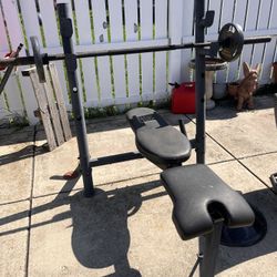 Bench Press And Weights 