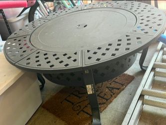 Darby Home Co Hayler Wood Burning Outdoor Fire Pit Table