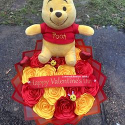 Winnie The Pooh Flower Bouquet /Ramo Buchon