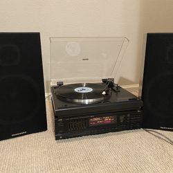 Japanese vintage turntable amplifier speakers