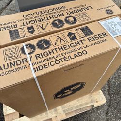 GE Laundry Riser Set – Washer & Dryer Pedestals – $150 for BOTH