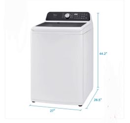 Midea 4.5 cu. ft. Top Load Washer with Stainless Steel Tub and Wave Impeller