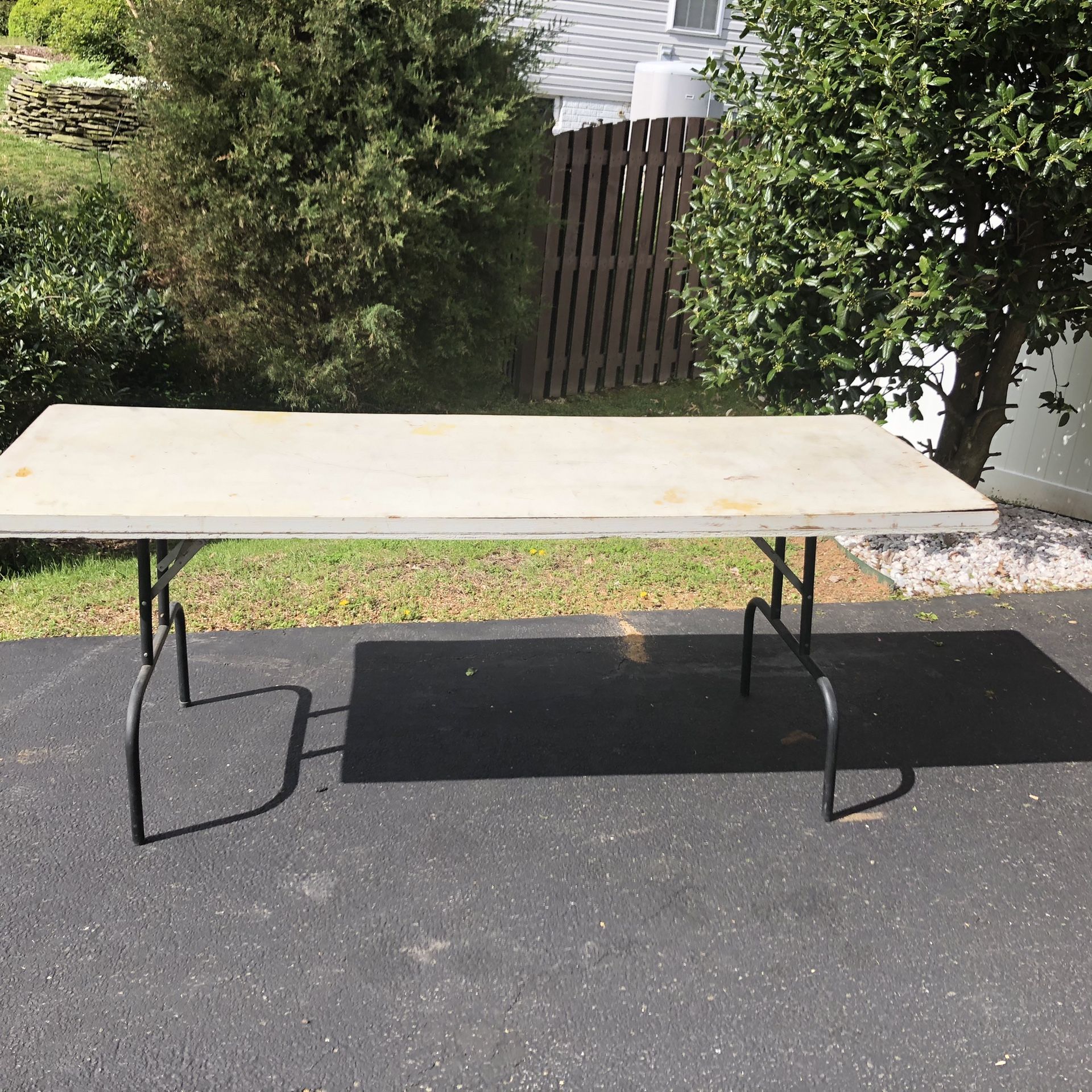 Folding Table 90 x 30 x 30 for $10- Functional, dresses up nicely