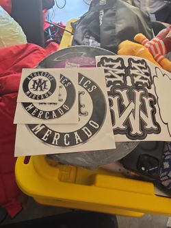 Athletic Mercardo Softball Stickers