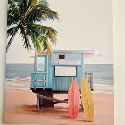 Canvas Beach Print 20”x16”