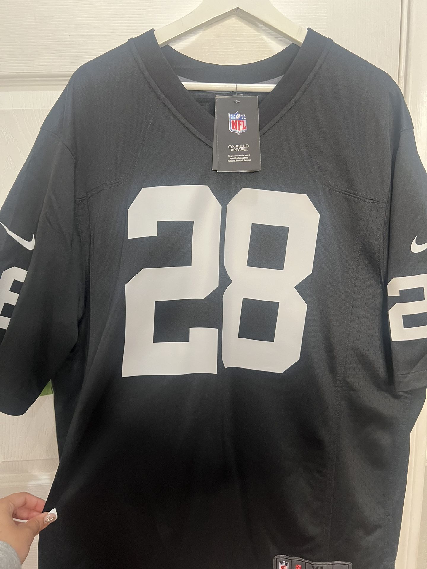 Nike Josh Jacob’s Oakland Raiders Jersey #NFL #Raiders