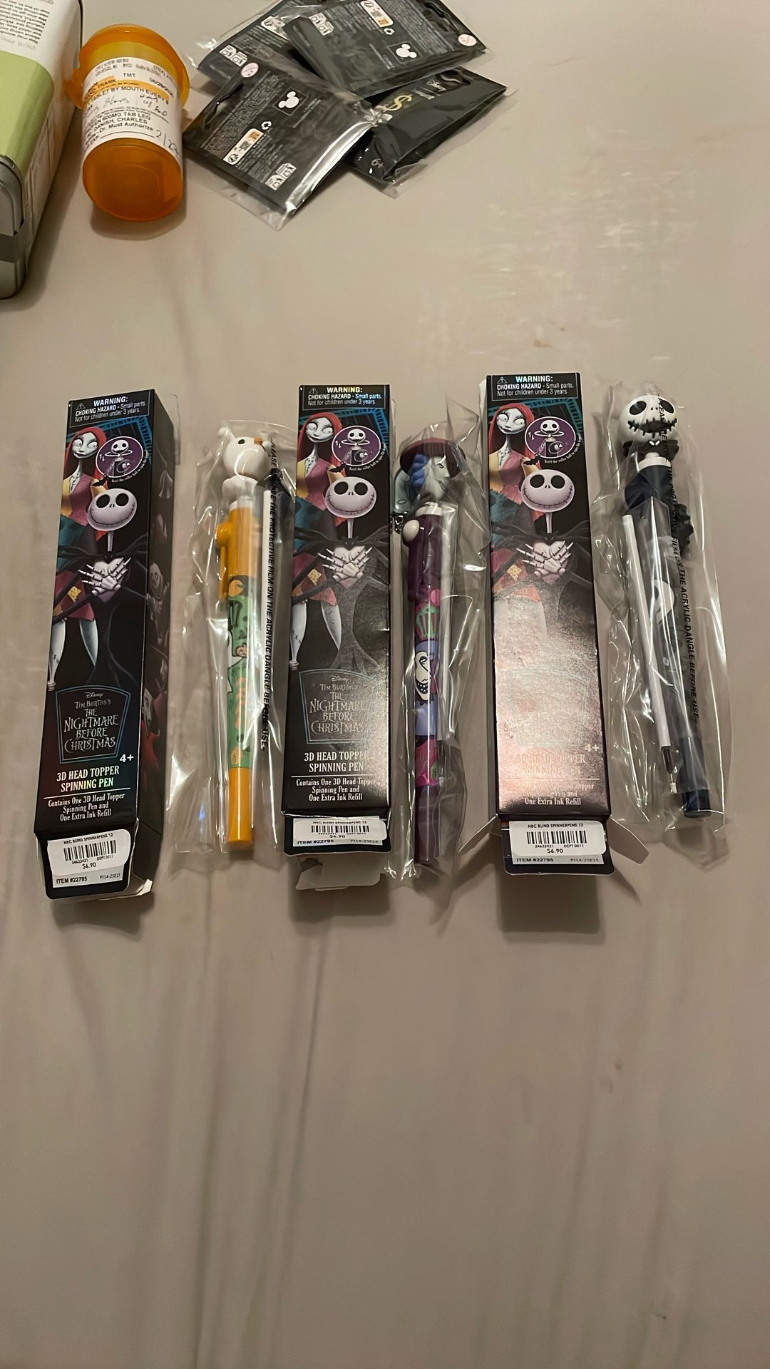 Disney Nightmare B4 Christmas Pens