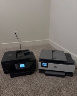 Two HP OfficeJet All-in-One Printers 🖨️