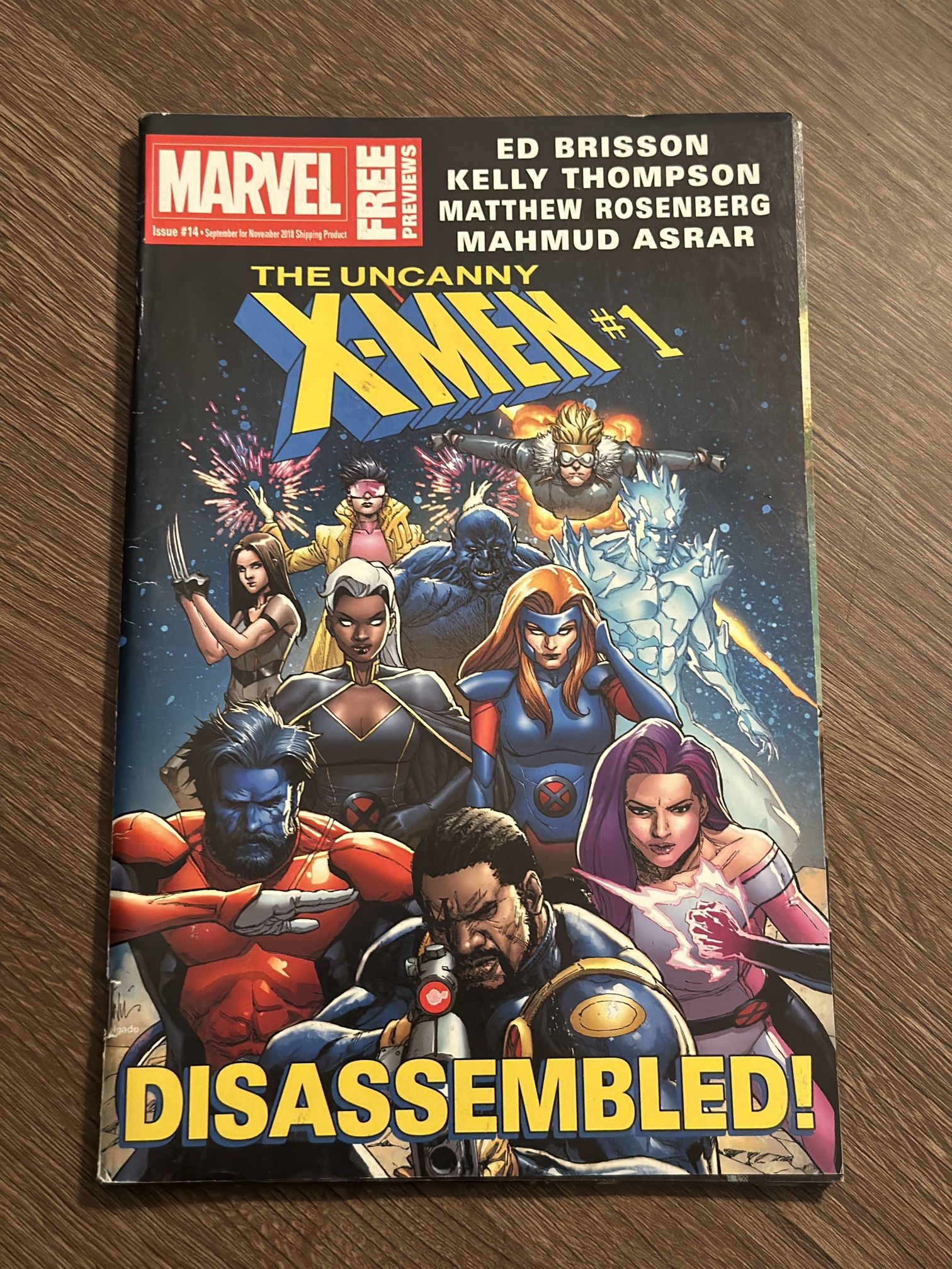 Uncanny X-Men #1 comic book by Ed Brisson
