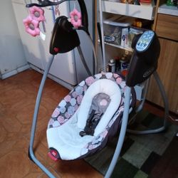 Baby Swing With Sounds and music