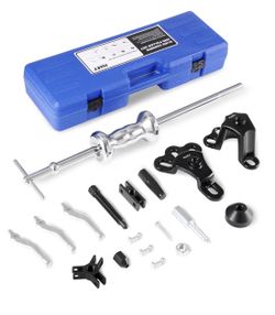 Orion Motor Tech 9-Way Slide Hammer Puller Set, Front Wheel Hub Bearing Remover & Rear Wheel Axle Hub Dent Shaft Puller Tool Kit