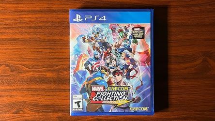 NEW SONY PS4 MARVEL VS CAPCOM FIGHTING COLLECTION ARCADE CLASSICS DISC