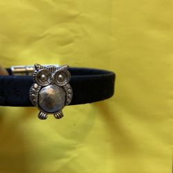 Handmade Cork Bracelet with Owl Charm