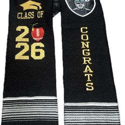 Raider Stole Graduation Sash 